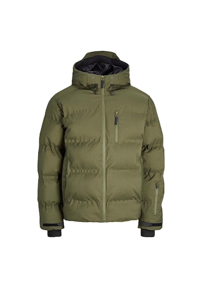 Jack & Jones Jcosweep Puffer Sn Erkek Ceket 12238998 Yeşil-yeşil Yeşil
