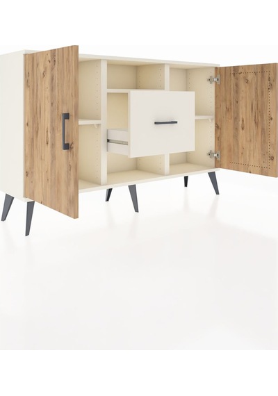 Arges Konsol 3 Raflı Tek Çekmeceli 2 Kapaklı 132x30x83 Aytaşı-çam/aytaşı Çam/aytaşı Arges Konsol 3 Raflı Tek Çekmeceli 2 Kapaklı 132x30x83 Aytaşı-çam/aytaşı Çam/aytaşı