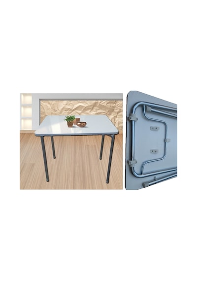 Depolife Yemek Masası Katlanır Bahçe Masası Yemek Masası Masası 60X90Cm
