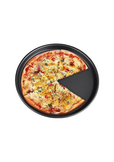 Greblon 28cm Teflon Pizza Tepsisi Yanmaz Yapıştırmaz En Zindeliklı Sığ Kenar Krep Pizza Pişirme Kalıbı Diğer