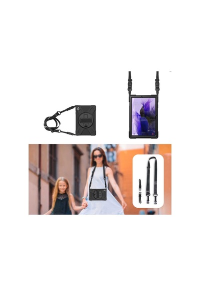 Galaxy Uyumlu  Tab S7 Fe Lte T737-t736-t733-t730 Defender Tablet Silikon Arka Kapak