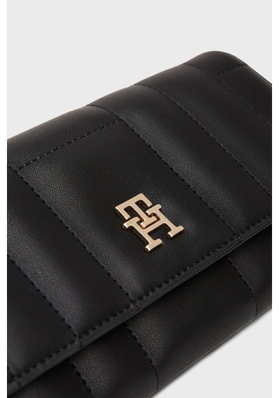 Tommy Hilfiger Bayan Cüzdan Aw0aw17475 Bds Siyah Siyah