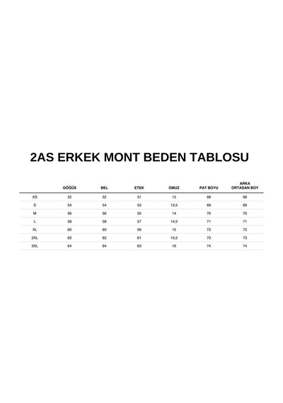 2as Elbruz 3in1 Erkek Ceket Siyah Black