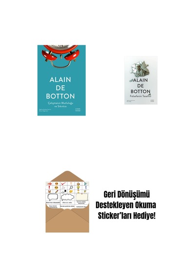 Çalışmanın Mutluluğu Ve Sıkıntısı + Felsefenin Tesellisi + Okuma Sticker'ları