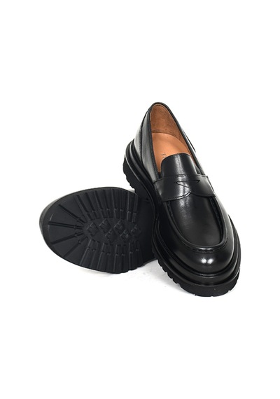 Hakiki Antik Deri Eva Taban Loafer Model Erkek Ayakkabı - Tuna 3280 Siyah