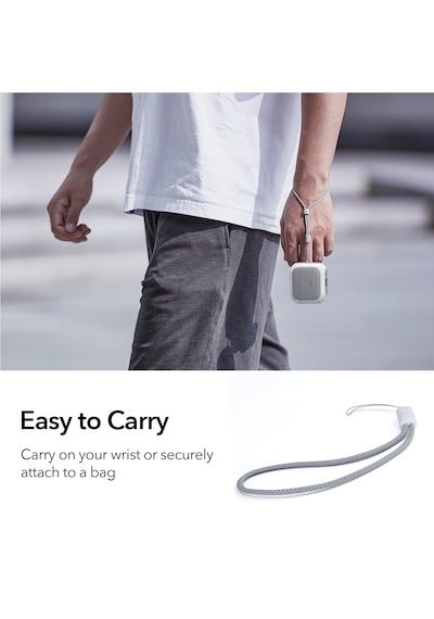 Esr Apple Uyumlu AirPods 4 2024 Halolock Orbit Hybrid Magsafe Kılıf Beyaz