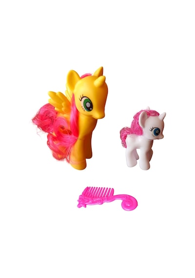 Pony Bakım Ve Arkadaşlık Seti: 3 Sevimli Karakter Ve Tarağı Pony