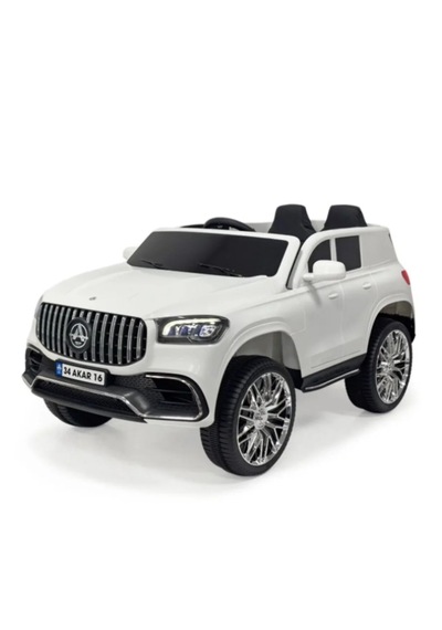 Miracle 12v Uzaktan Kumandalı Akülü Araba Suv Model Çocuk Arabası Beyaz