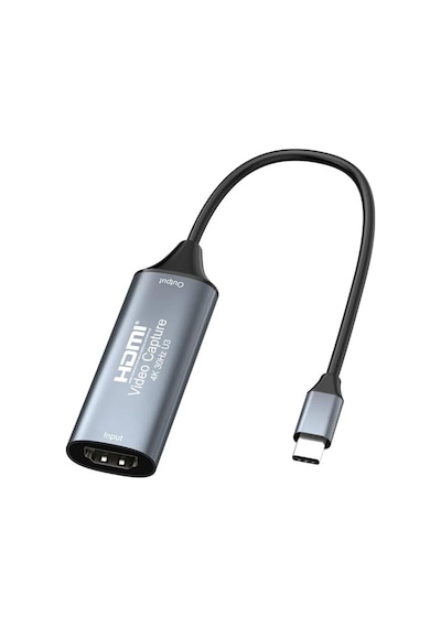 4k Usb C 2.0 Type-c Video Capture Görüntü Yakalama Adaptörü Usb 4k 30hz Akış Öğretim Video Konferans Veya Canlı Yayın İçin Oyun Yakalama Kartı Hdmı Aktarma İçin Kullanılmaz