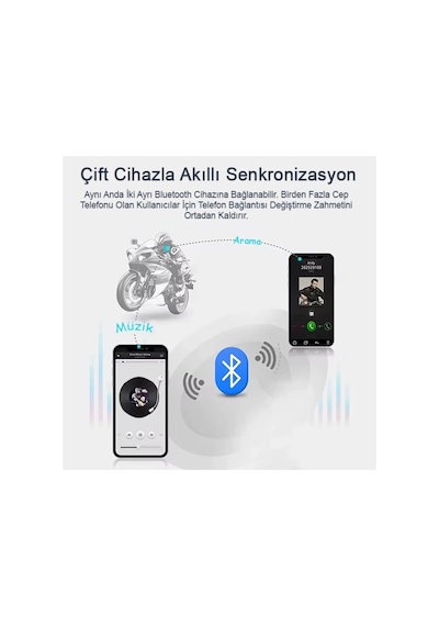 Kask Kulaklık Intercom Motorsiklet Kulaklığı Bt-22 5.0 Bluetooth