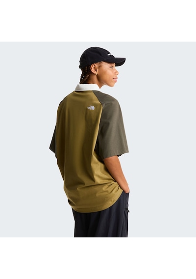 The North Face U Relaxed Rugby Polo Ss Tee Unisex Tişört Nf0a8gavjv41 Çok Renkli