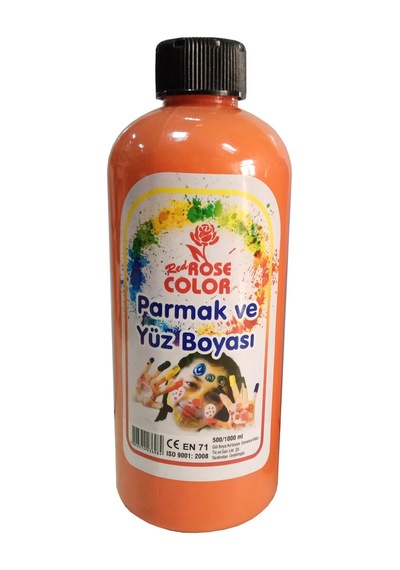 Parmak ve Yüz Boyası Turuncu Renk