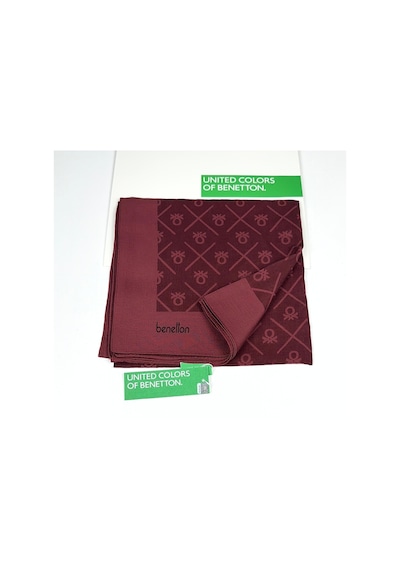 Benetton Elegante Uno Şal 1026 Koyu Bordo
