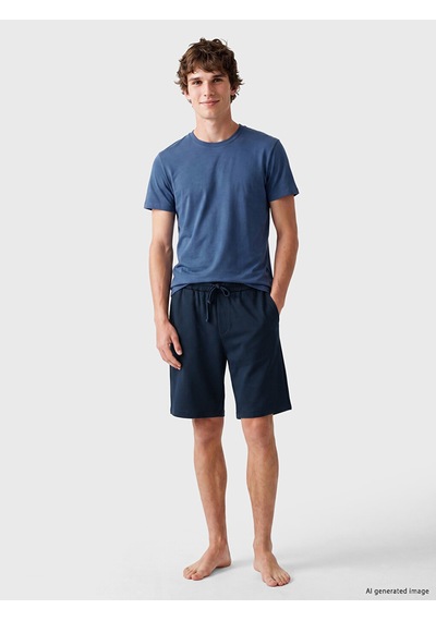 LC Waikiki Lc Waıkıkı Lacivert Regular Fit Erkek Pijama Alt Şort