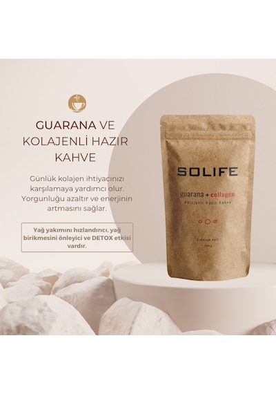 Solife Guarana ve Kolajenli Hazır Kahve Premium Soft 100 G