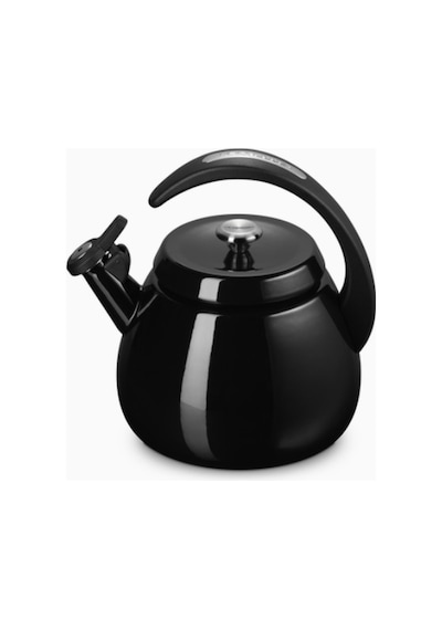 Le Creuset Su Isıtıcısı Çanı 2,1 L, Emaye Karbon Çelik, Şık Ve Dayanıklı Su Isıtıcılar Siyah 14