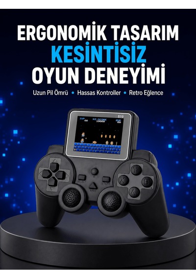 2025 S10 Gamepad 520 Klasik Retro Oyunlu Tv Bağlantılı A Kalite Orijinal Yeni Nesil