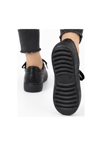 N Napa Shoe Np.7809.siyah Deri Sneaker
