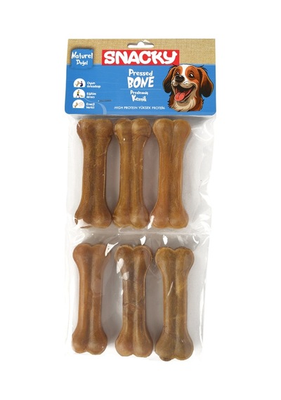 Snacky Nat Köpek Çiğneme Kemiği 10cm 6lı 165gr