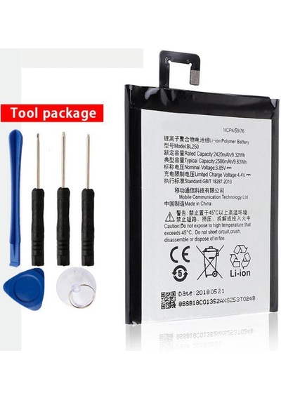 Senalstore Lenovo Vibe S1 Bl250 Batarya Pil + Tamir Seti