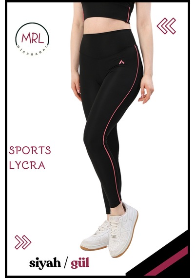Missmaral Kadın Yüksek Bel Toparlayıcı Spor Tayt Siyah / Gül Kurusu Şerit Detaylı Lycralı Dalgıç 1041 Siyah Gül - 690831555 Siyah Gül Missmaral Kadın Yüksek Bel Toparlayıcı Spor Tayt Siyah / Gül Kurusu Şerit Detaylı Lycralı Dalgıç 1041 Siyah Gül - 690831555 Siyah Gül