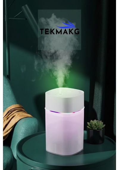 Kare Mini Usb Ultrasonik Soğuk Buhar Hava Nemlendirici Masaüstü Oda Araba Ofis Tipi