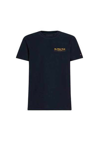 Tommy Hilfiger Hılfıger Herald Back, Dw5 Siyah Erkek T-shirt & Polo