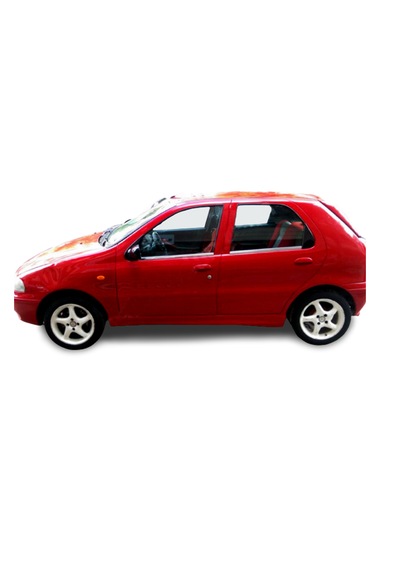 Fiat Palio Uyumlu Krom Cam Çıtası 1998-2011 Paslanmaz Çelik 4 Parça Uyumlu