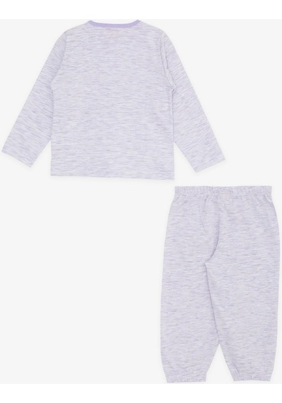 Breeze Kız Bebek Pijama Takımı Desenli 9 Ay-3 Yaş, Açık Lila-açık Lila Açık Lila