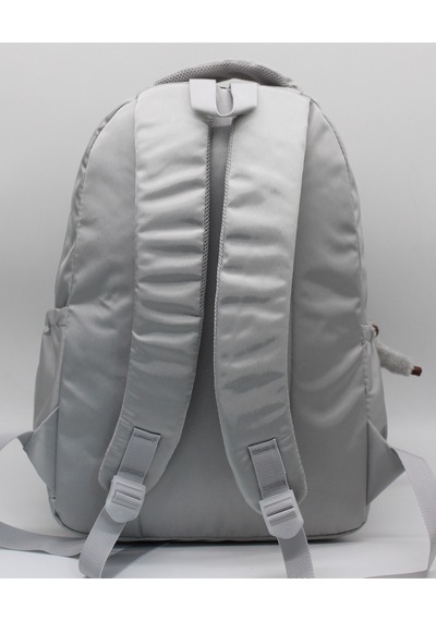 Modern Günlük Okul Sırt Çantası Suya Dayanıklı Unisex Okul Çantası 2500 Gri Gri
