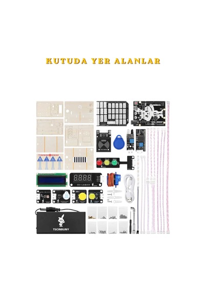 Akıllı Şehir Iot Eğitim Kiti Arduino Esp32 Esp8266 Robotik Kodlama Ve Stem Programlama Seti