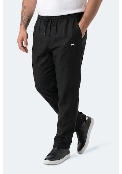 Slazenger Karmela Jmb. Erkek Büyük Beden Siyah Eşofman Altı