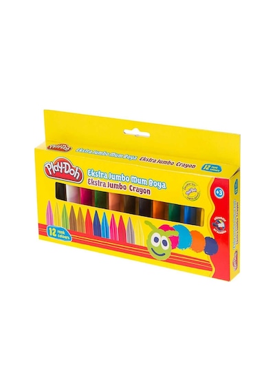 Play-Doh Jel Crayon Extra Jumbo 12 Renk Play-Cr011