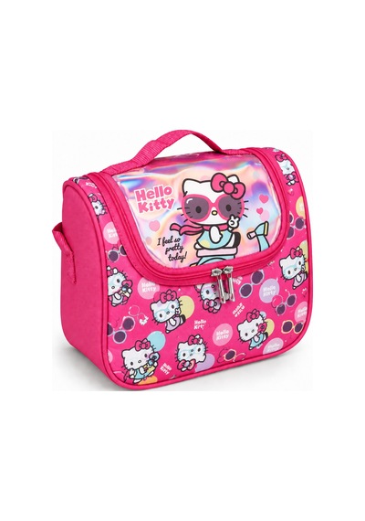 Hello Kitty Termal Isı Yalıtımlı Beslenme Çantası Çocuk Okul Yemek Çantası Pembe 24x22x14 Cm Çok Renkli