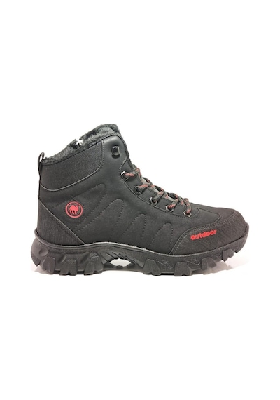 Cem Pekşen Jagulep 4058 Büyük Beden Soğuk Geçirmez İçi Kürklü Outdoor Bot siyah