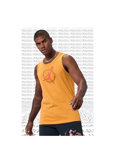 Nike Jordan Mvp Flight Cotton Tank Top Singlet Orange Pamuklu Erkek Spor Atlet Turuncu
