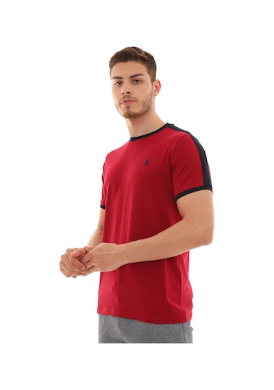 T8584 Dewberry Erkek T-shırt-bordo Bordo