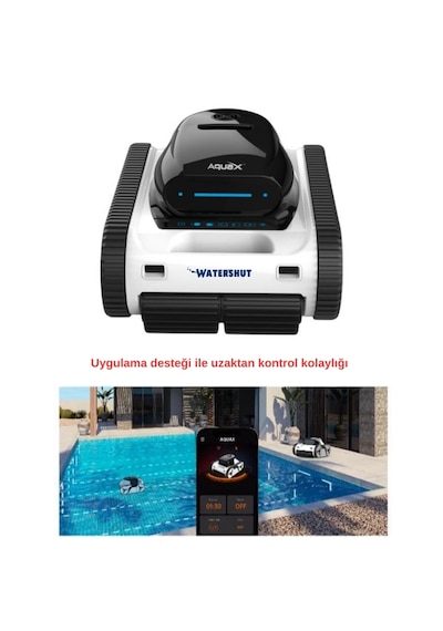 W80 Kablosuz Havuz Robotu 8 Saat Kesintisiz Çalışma Süresi