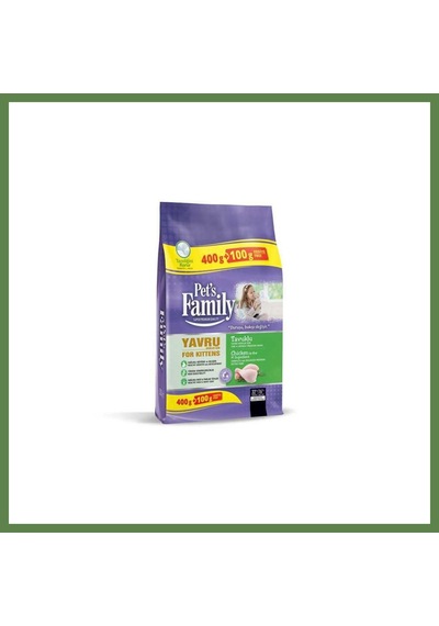 Pets Family Tavuklu Yavru Kedi Maması 400+100gr 1 Adet Hb006