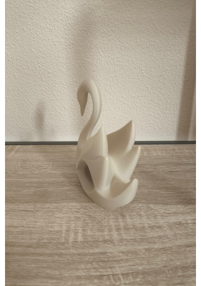 Modern Dekoratif Kuğu Biblo Minimalist Ev Dekoru Salon Masa Süsü