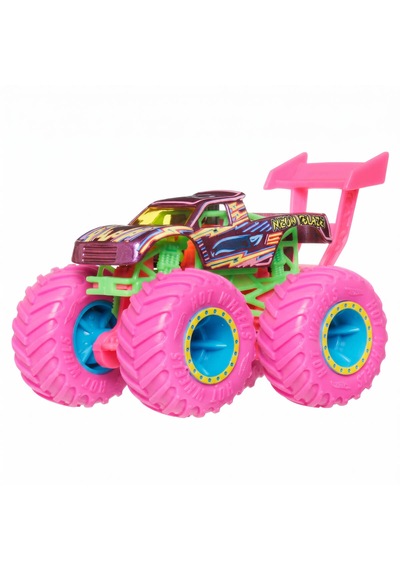 1:64 Hot Wheels Monster Trucks Neon Smashers Die Cast Araba Jmv39 - Jmv59 Podium Crasher