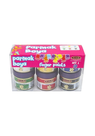 Artebella Parmak Boya 6'lı Set 50ml Abs50050