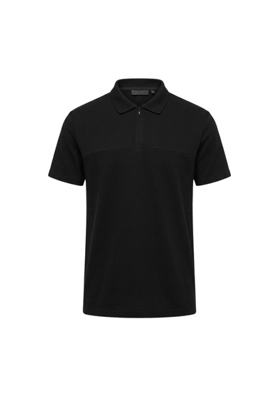 Gsstore Galatasaray Lisanslı Polo Yaka Siyah T-shirt Lazer Kutu