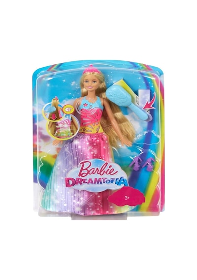 Barbie Dreamtopia Sihirli Saçlar Prensesi Barbie Bebek