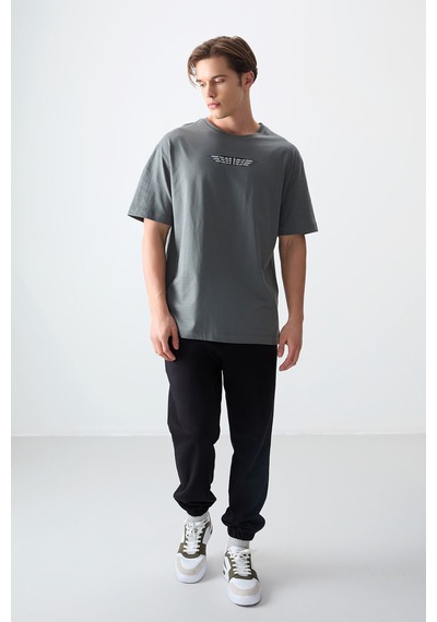 Air Jones Tommy Life Haki %100 Pamuk Kalın Yumuşak Dokulu Oversize Fit Baskılı Erkek T-shirt - 88356 Haki Air Jones Tommy Life Haki %100 Pamuk Kalın Yumuşak Dokulu Oversize Fit Baskılı Erkek T-shirt - 88356 Haki