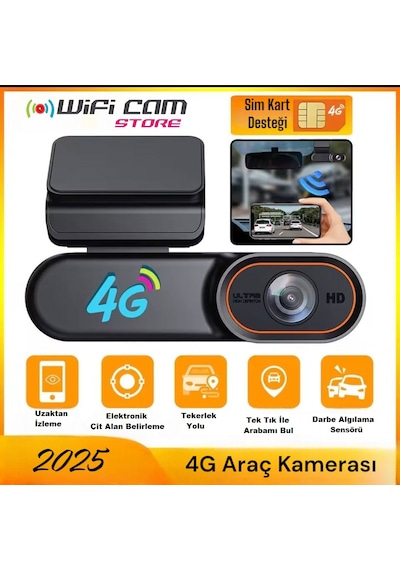 Uzaktan İzlenebilir 4g Araç Kamerası Gps Ve Konum Özelliği