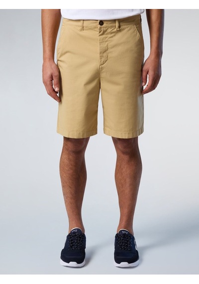 North Sails Freedom Regular Fit Chino Erkek Şort-33437 Açık Kahverengi