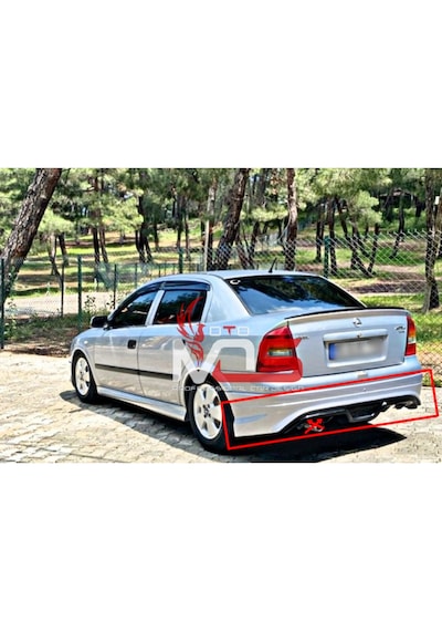 Opel Astra G Sedan Custom Arka Tampon Eki Fibeglass Boyasız