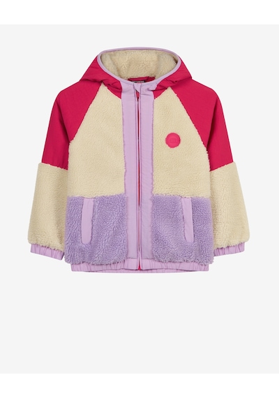 Skechers G Outdoor Fleece Full Zip Sherpa Büyük Kız Çocuk Pembe Mont Sk2620142-3586