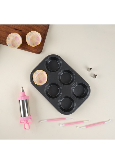 Guardini Muffin Kalıbı 6'lı Renkli